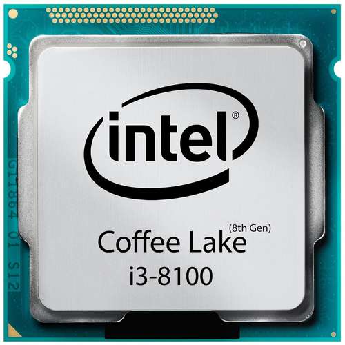 پردازنده مرکزی اینتل سری Coffee Lake مدل i3-8100 تری