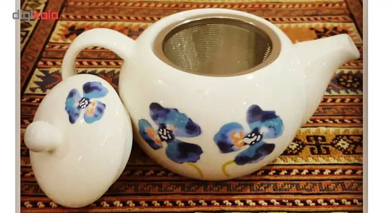 قوری طرح گل سان مدل S001-F