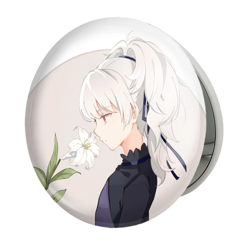 آینه جیبی خندالو طرح یین انیمه تاریک تر از سیاهی Darker Than Black مدل تاشو کد 22574 