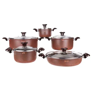 سرویس پخت و پز 10 پارچه لاوان مدل Flame Honeycomb