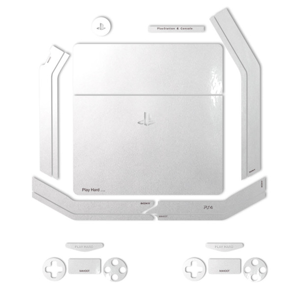 برچسب ماهوت مدلMetallic White مناسب برای کنسول بازی PS4 Slim