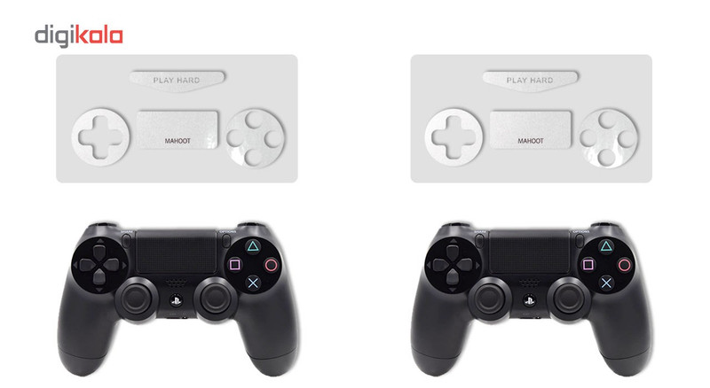 برچسب ماهوت مدلMetallic White مناسب برای کنسول بازی PS4 Slim 1