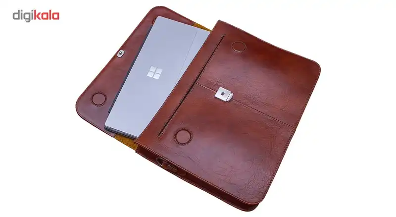 تبلت مایکروسافت مدل Surface Pro 2017 - F به همراه کیبورد مشکی و کیف چرم صنوبر - ظرفیت 1 ترابایت