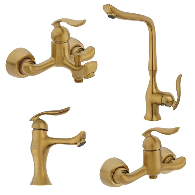 ست شیرآلات نایریکا مدل آیلین کد M01 مجموعه 4 عددی