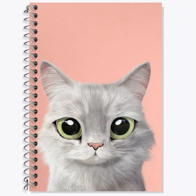 دفتر لغت 50 برگ خندالو مدل گربه کد 28222