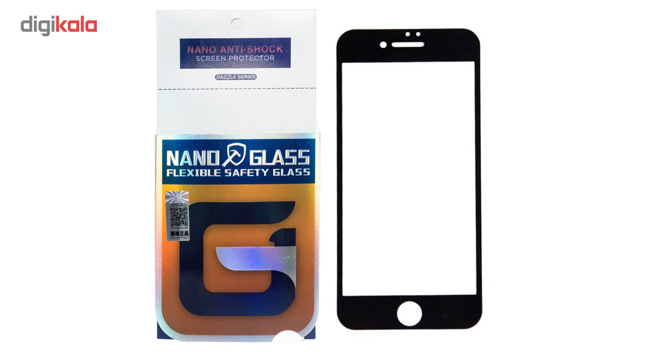محافظ صفحه نمایش نانو گلس مدل 5D مناسب برای گوشی موبایل اپل آیفون 7/8
