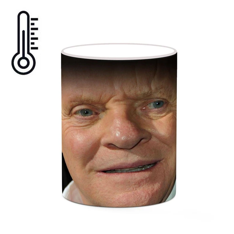 ماگ حرارتی کاکتی طرح آنتونی هاپکینز Anthony Hopkins مدل mgh25117