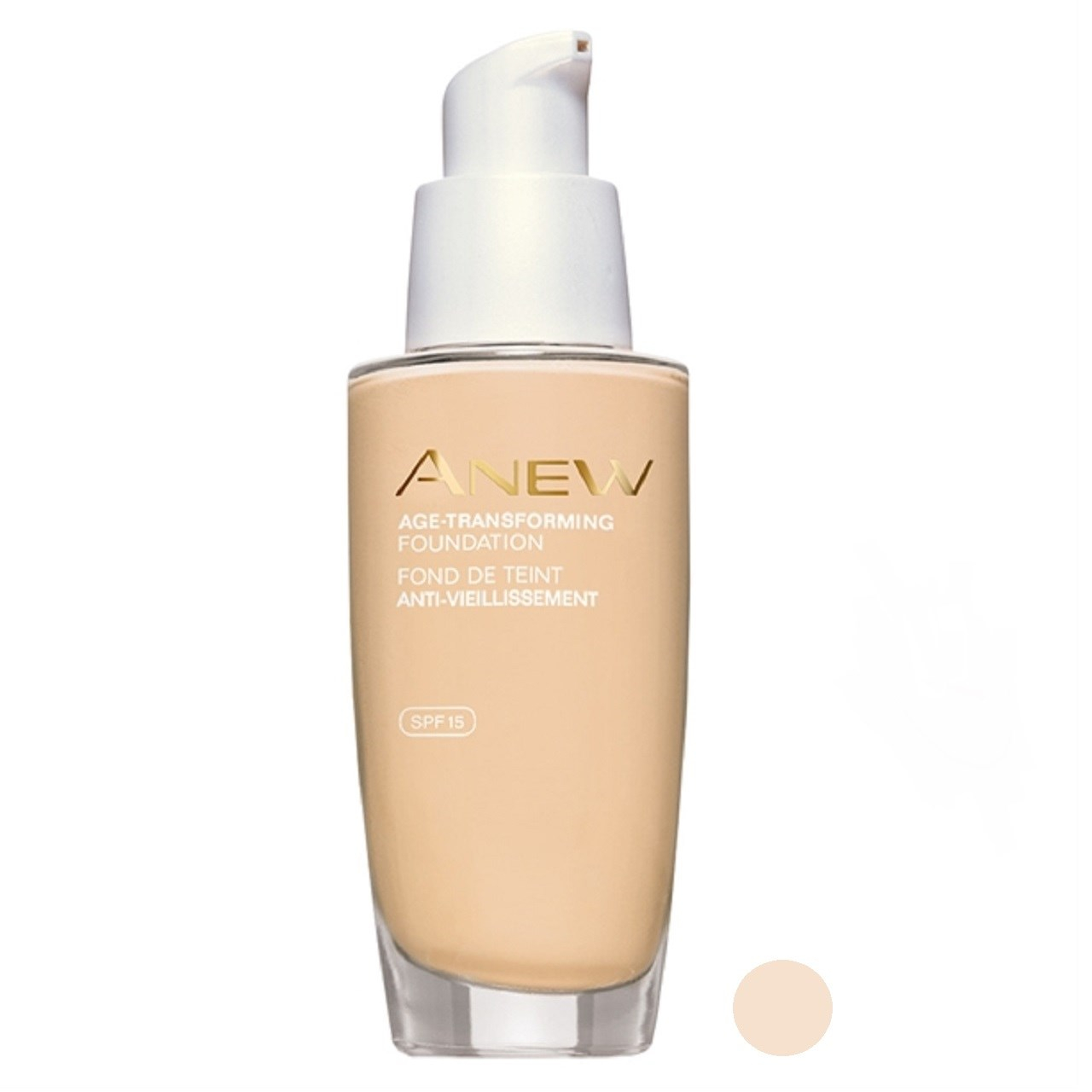 کرم پودر آون مدل Anew Age-Transforming Foundation رنگ Ivory