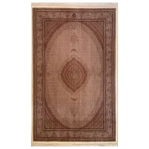 فرش ماشینی  دیبا کد T7613 زمینه کرم