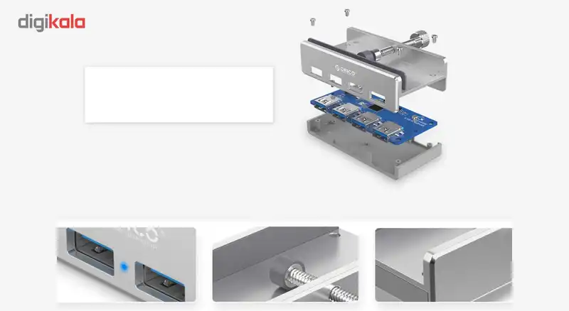 هاب USB 3.0 چهار پورت اوریکو مدل MH4PU