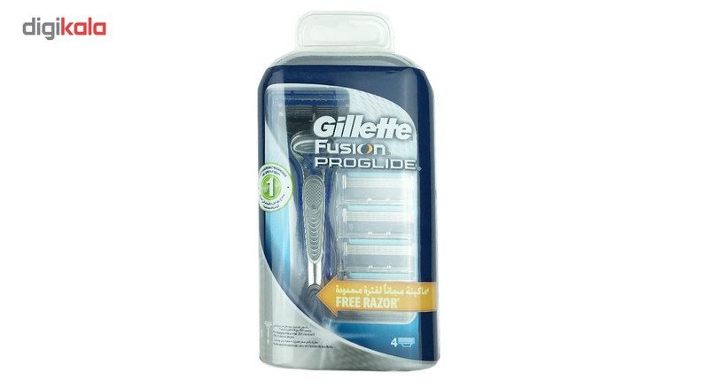 خود تراش ژیلت مدل Fusion proglide به همراه 4 تیغ اضافه خود تراش ژیلت مدل Fusion proglide به همراه 4 تیغ اضافه