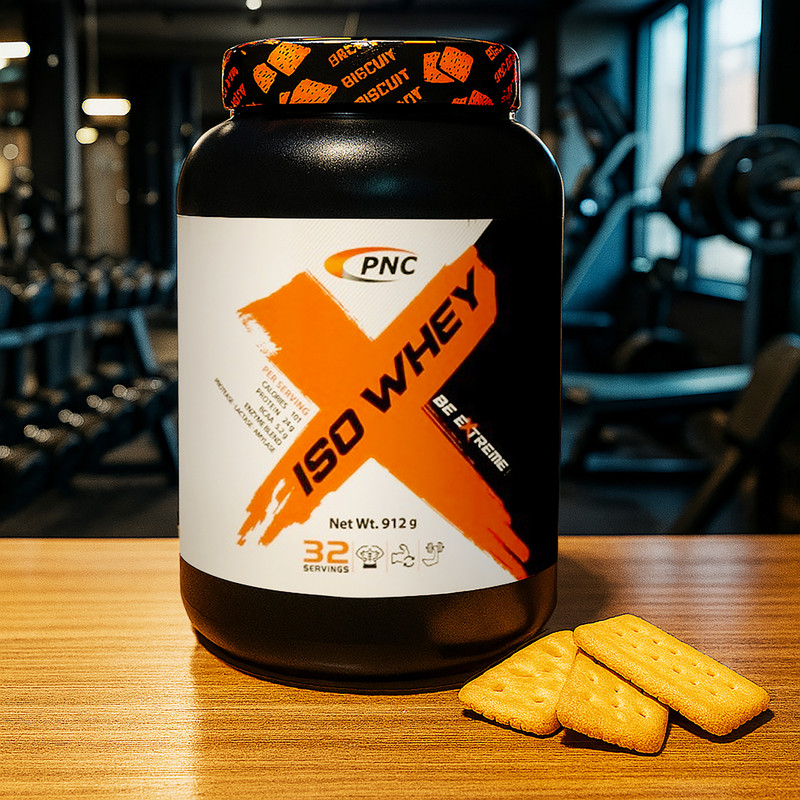 پودر ایزو وی با طعم بیسکوئیت کارن - 912 گرم