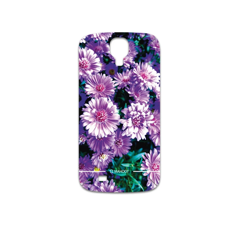برچسب پوششی ماهوت مدل Purple-Flower مناسب برای گوشی موبایل سامسونگ Galaxy S4
