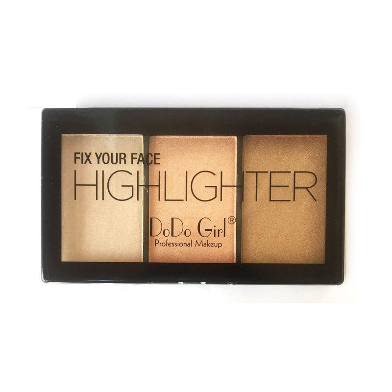 پالت هایلایتر دودو گرل مدل Professional Makeup مجموعه دو عددی پالت هایلایتر دودو گرل مدل Professional Makeup مجموعه دو عددی