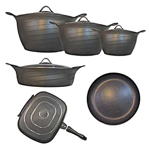 سرویس قابلمه و تابه گرانیتی 11 پارچه مدل ویانا