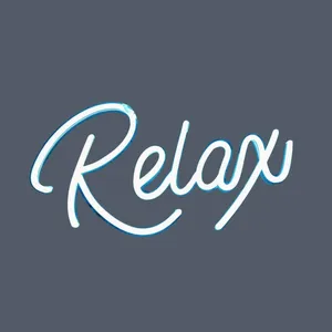چراغ نئونی دیواری طرح Relax