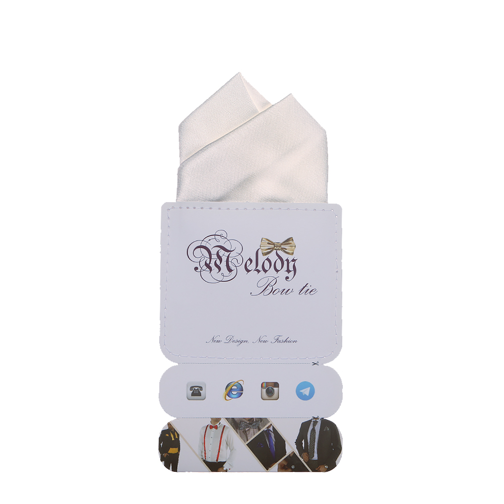 دستمال جیب مردانه ملودی مدل PS5108MSSwht