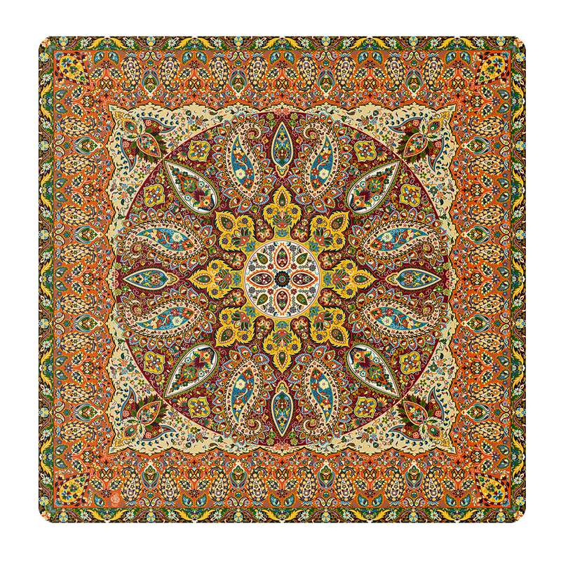 رومیزی ترمه حسینی طرح سپنتا کد 841