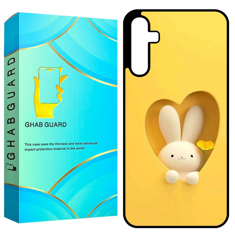 کاور قاب گارد طرح خرگوش مدل GCHPA35 مناسب برای گوشی موبایل سامسونگ Galaxy A35 5G