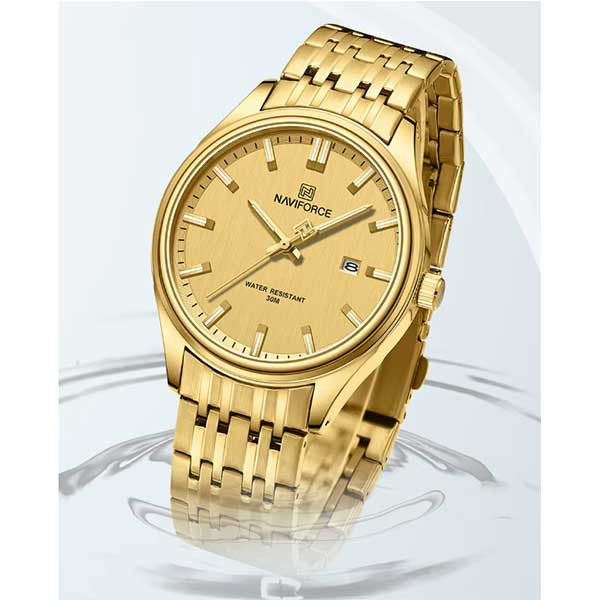 ست ساعت مچی عقربه ای زنانه و مردانه نیوی فورس مدل NF8039LG  GGG