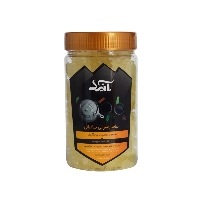 نبات زعفرانی شکسته صادراتی آنید - 300 گرم بسته 2 عددی