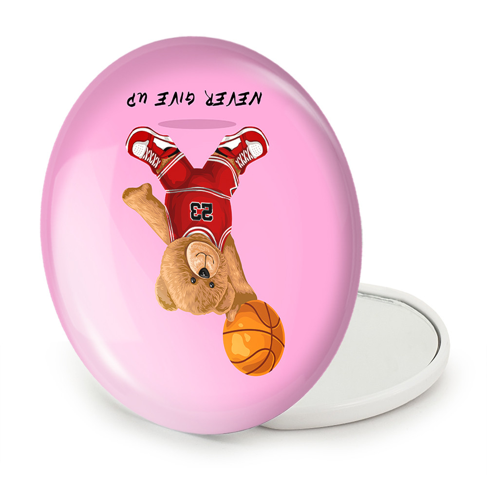 آینه جیبی خندالو طرح تدی Teddy مدل تاشو کد 26141