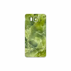 MAHOOT Green Crystal Marble Cover Sticker for Samsung Galaxy Alpha