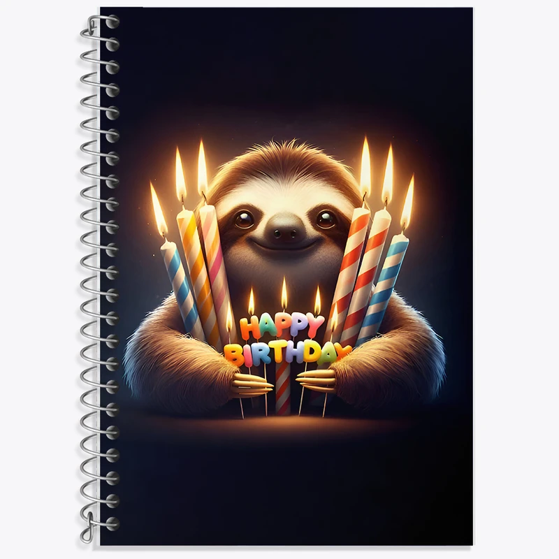 دفتر لغت 50 برگ خندالو طرح تولدت مبارک کد F6541