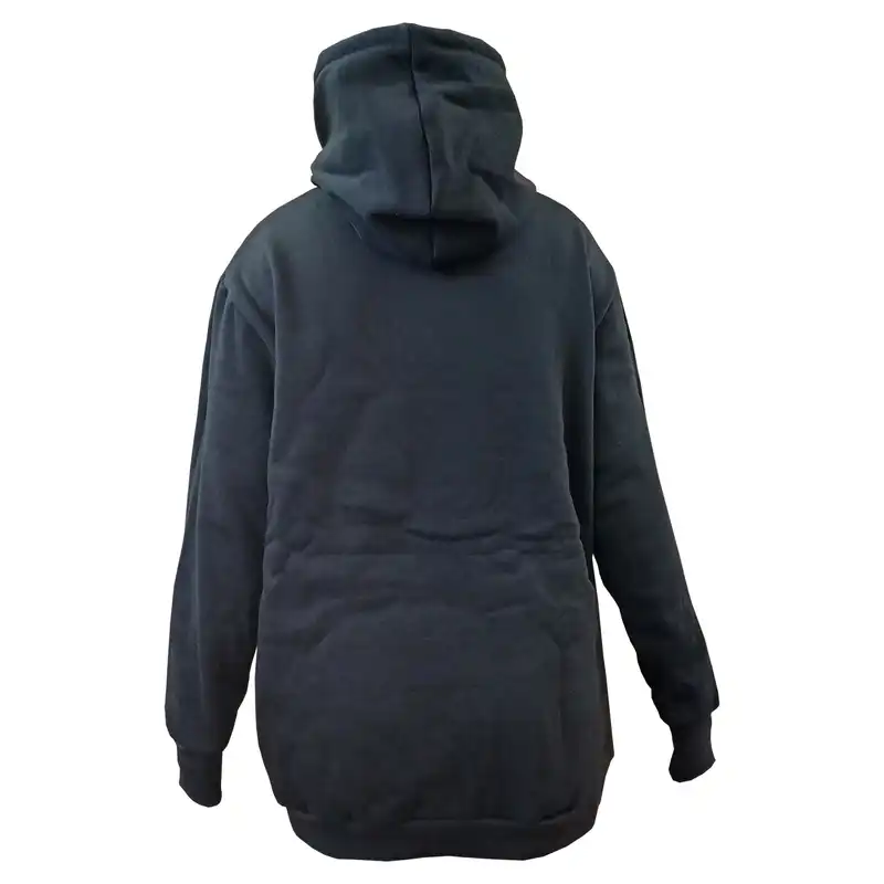 هودی زنانه مدل فوتر ضخیم تو کرکی رنگ مشکی