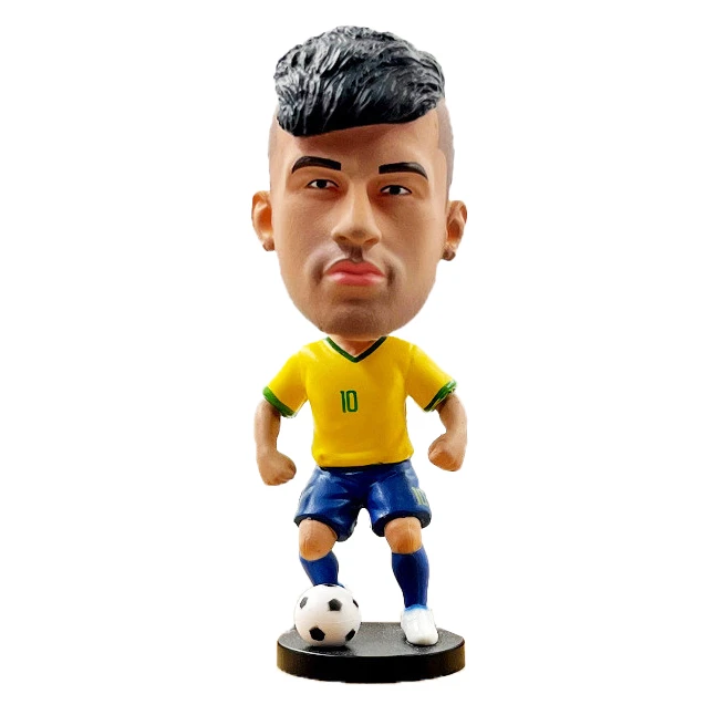 فیگور مدل نیمار جونیور طرح برزیل ارتفاع 10 سانتی متر 