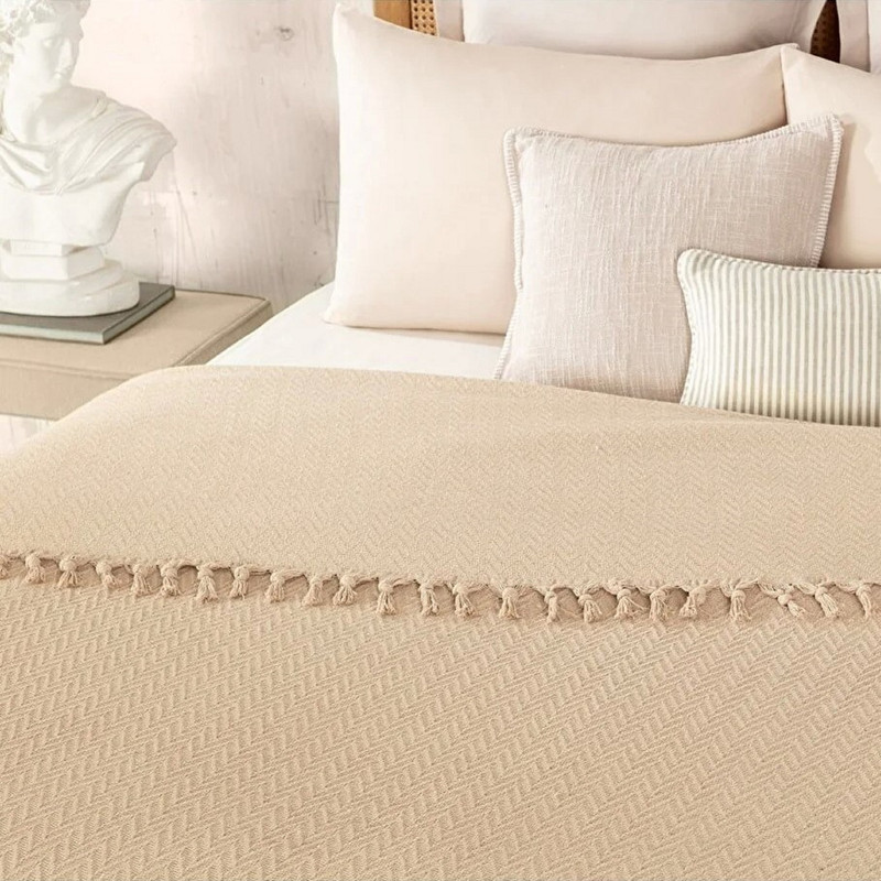 روتختی مادام کوکو مدل Stephane Bej Yatak Ortusu یک نفره سایز 220×160 سانتی متر