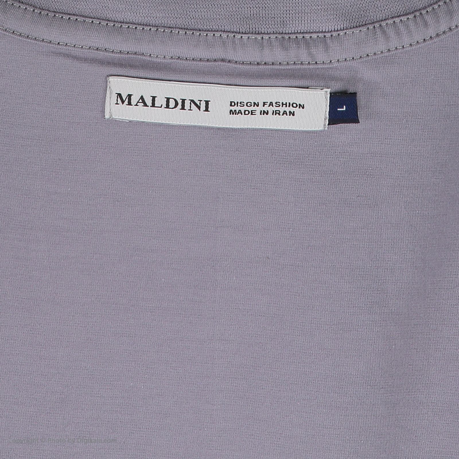 تی شرت اورسایز آستین کوتاه مردانه مالدینی مدل T-193 -  - 6