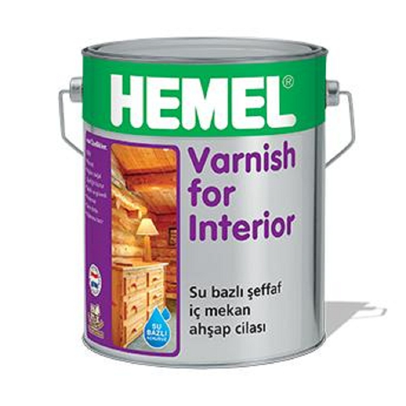 جلای چوب داخلی همل مدل varnish حجم 2.5 لیتر