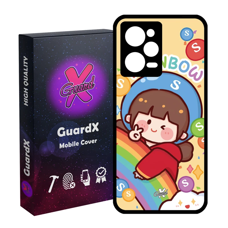 کاور گارد ایکس طرح Girl مدل Glass10520 مناسب برای گوشی موبایل شیائومی Redmi Note 12 Pro 5G/Poco X5 Pro 5G/Note 12 Pro Pro speed
