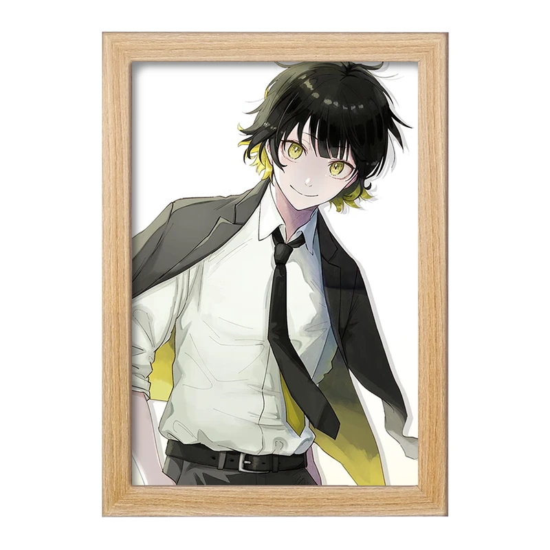 تابلو خندالو مدل مگورو انیمه بلو لاک Blue Lock کد 24381