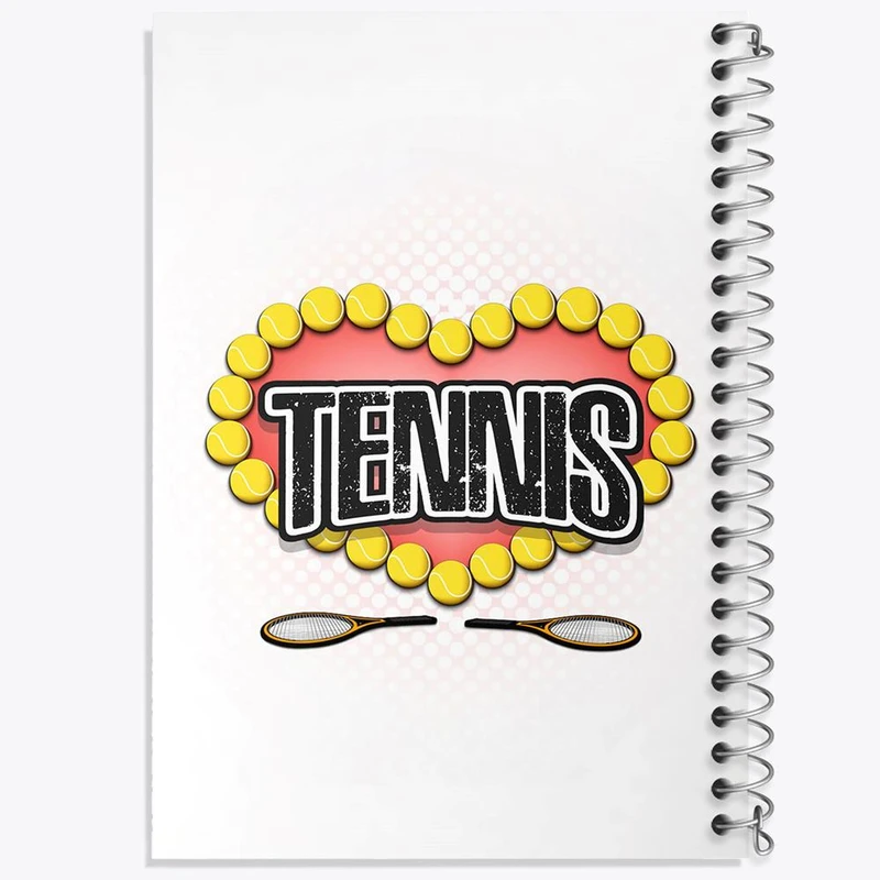 دفتر لیست خرید 50 برگ خندالو طرح تنیس Tennis کد 26623