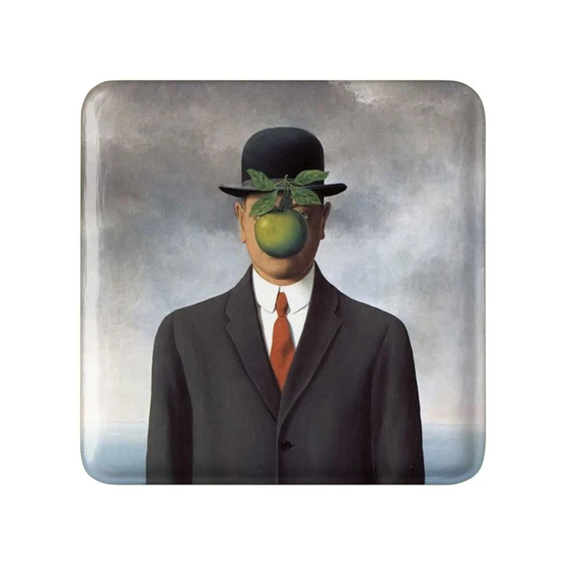 پیکسل خندالو مدل نقاشی پسر انسان اثر رنه ماگریت کد 23345