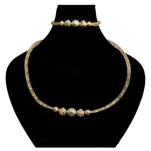 نیم ست طلا 18 عیار زنانه دوست خوب مدل dk1052 