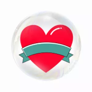 مگنت عرش طرح عاشقانه قلب کد Asm3391