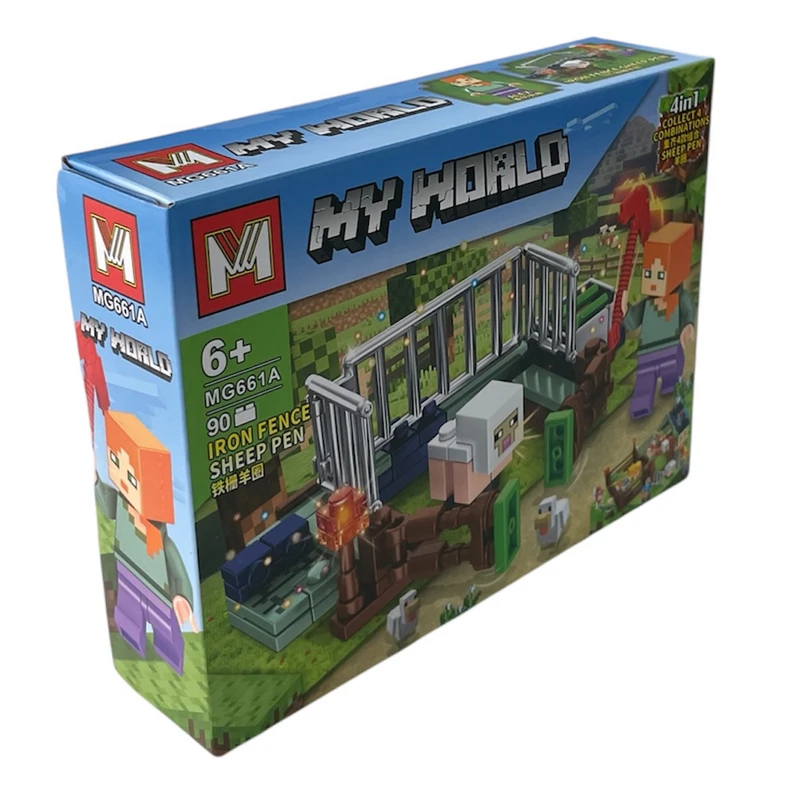 ساختنی ۹۰ تکه ام مدل ماینکرافت