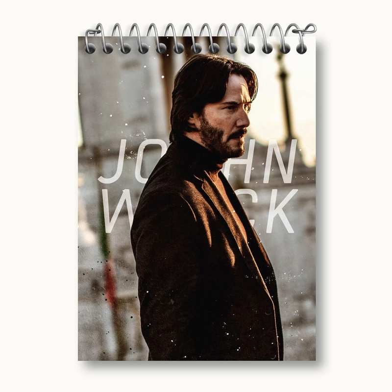 دفتر یادداشت 50 برگ خندالو مدل جان ویک John Wick کد 2949