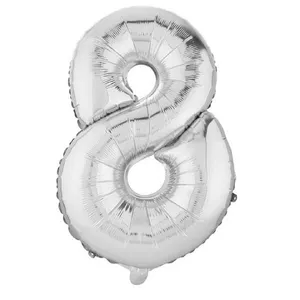 بادکنک فویلی سورتک مدل عدد هشت پلاس کد STFN04 