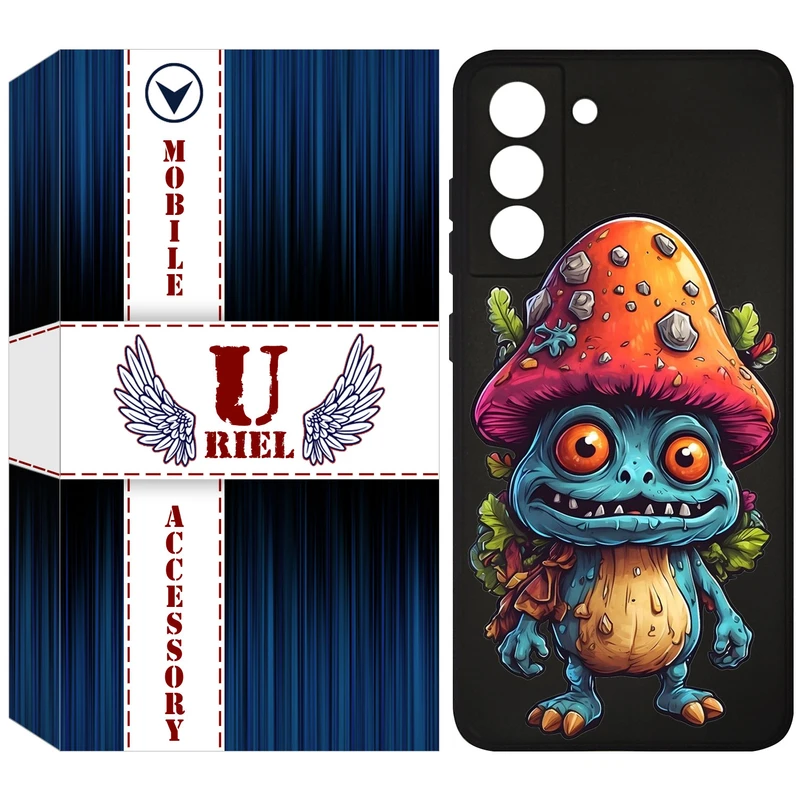 کاور یوریل قاب مدل KSH کد 47 طرح قارچ مناسب برای گوشی موبایل سامسونگ Galaxy S21 FE 5G