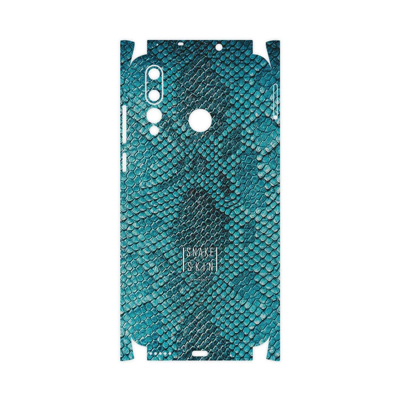 برچسب پوششی ماهوت مدل Blue Snake Skin-FullSkin مناسب برای گوشی موبایل هوآوی Nova 4
