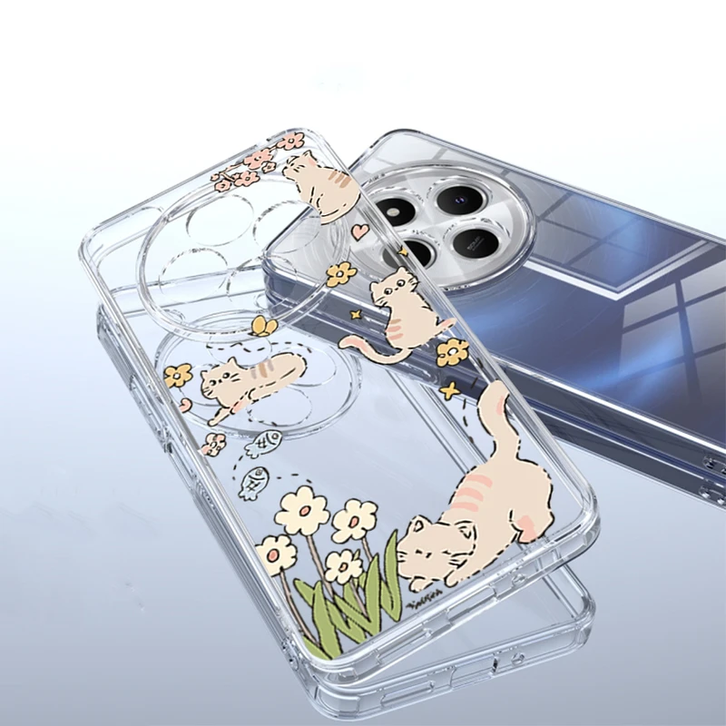 کاور طرح Cat & Flower مناسب برای گوشی موبایل شیائومی Xiaomi Poco C75/14C