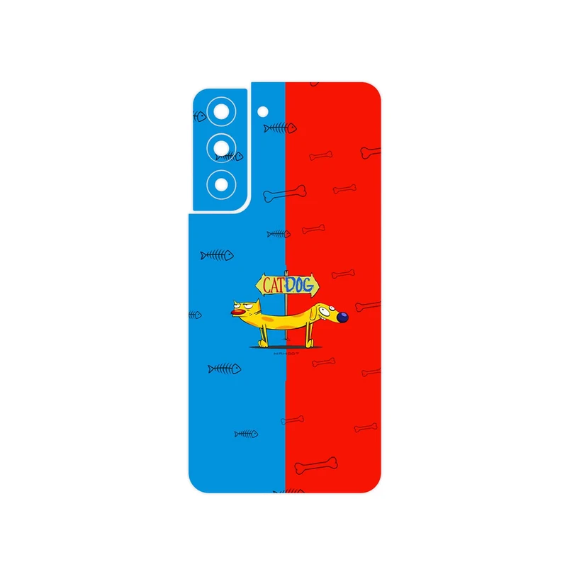برچسب پوششی ماهوت مدل CatDog مناسب برای گوشی موبایل سامسونگ Galaxy S21 FE 5G