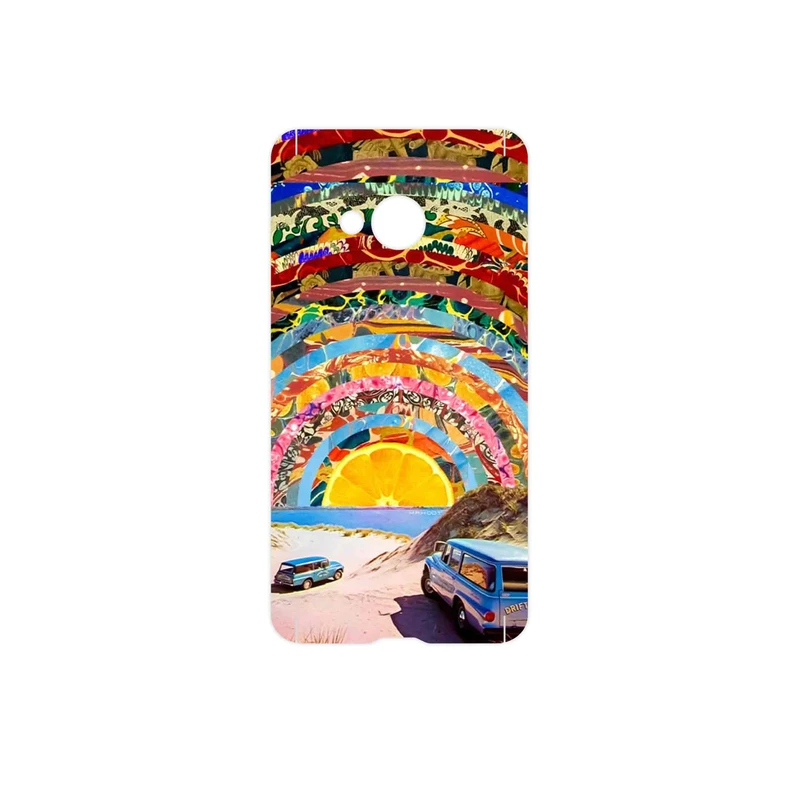 برچسب پوششی ماهوت مدل Collage of Orange Sky مناسب برای گوشی موبایل اچ تی سی U Play