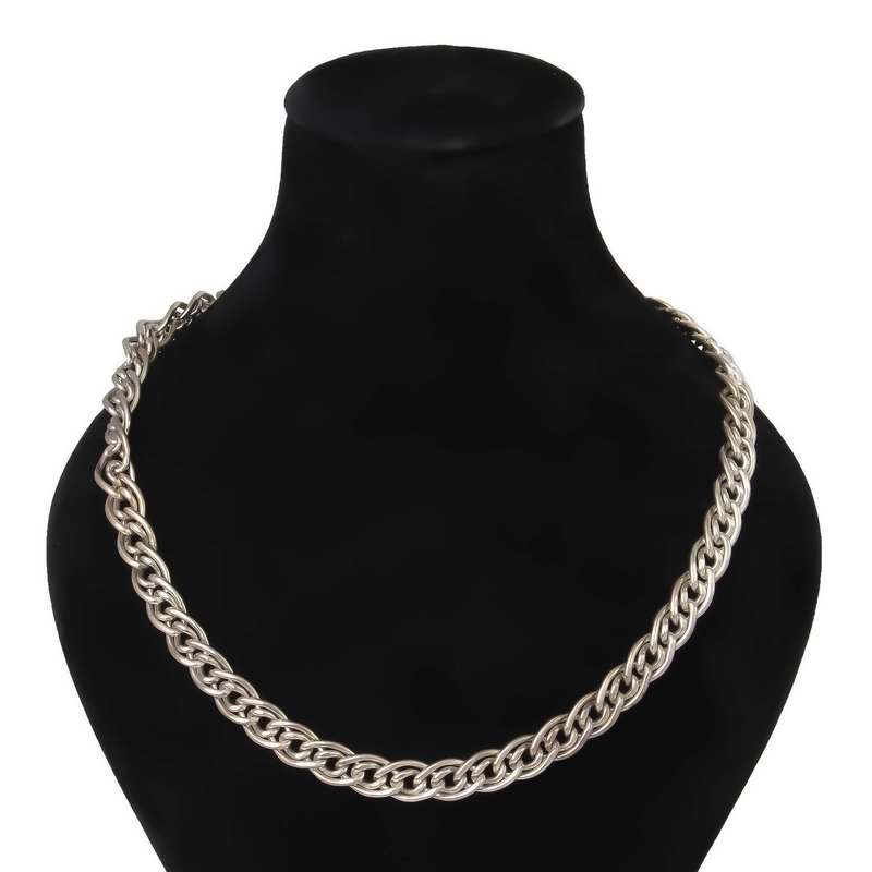 زنجیر نقره مردانه بازرگانی میلادی طرح خاص کد ZR_072