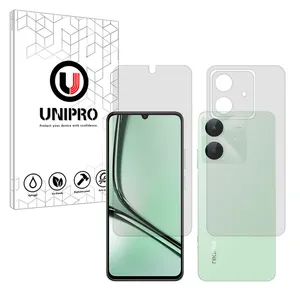 UNIPRO Star 4 model matte screen protector suitable for Realme Note 60X mobile phone along with the back protector