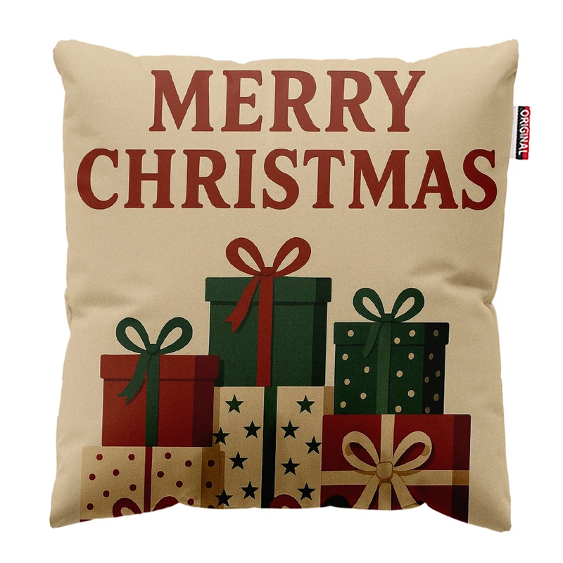 کوسن پاد آفرین مدل کریسمس کد PK402452 سایز 40*40 سانتی متر